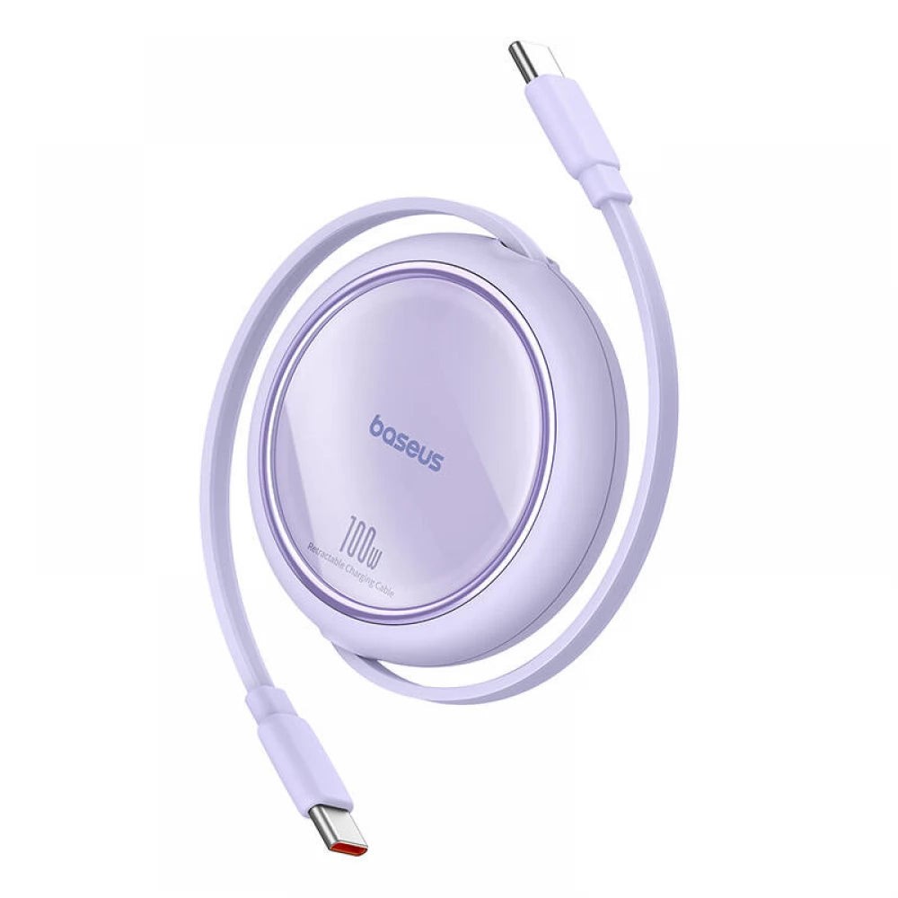 Baseus 100W Retractable Type C to Type C Fast Charging Data Cable 1M Baseus 100W Retractable Type C to Type C Fast Charging Data Cable 1M