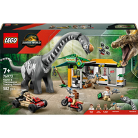 LEGO Jurassic World Raptor & Titanosaur Tracking Mission – 582 Pieces | Set 76973