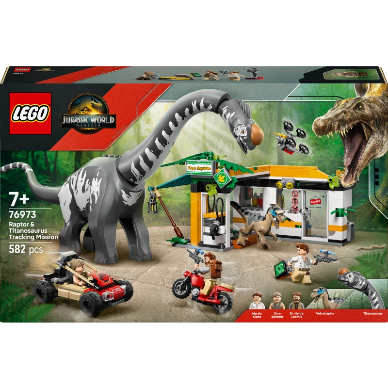 LEGO Jurassic World مهمة تتبع الديناصورات 76973