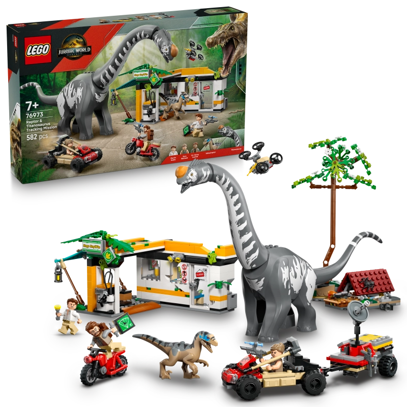LEGO Jurassic World مهمة تتبع الديناصورات 76973