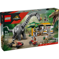 LEGO Jurassic World Raptor & Titanosaur Tracking Mission – 582 Pieces | Set 76973