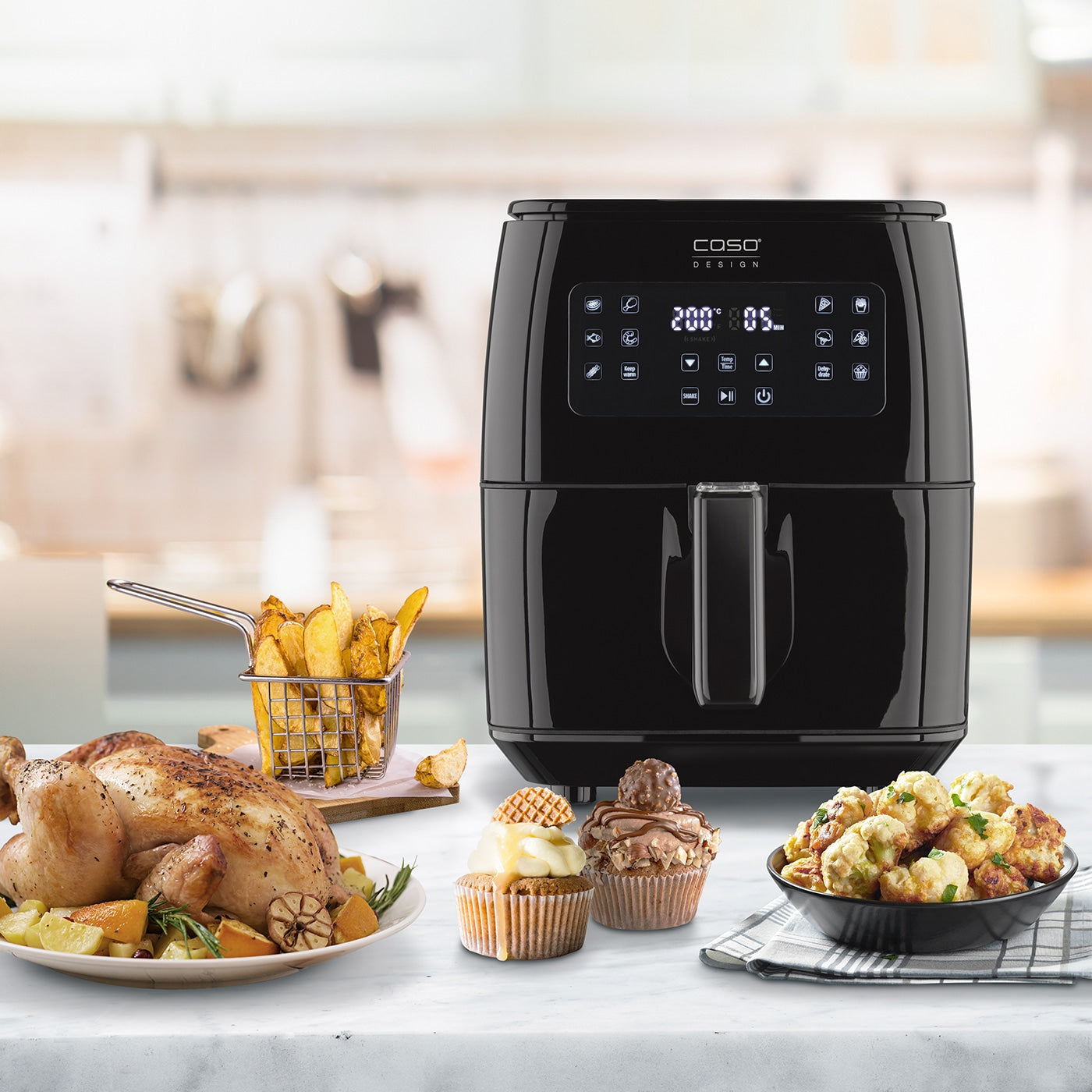 Caso Air Fryer Xlarge 1700W, 6.4 Liter