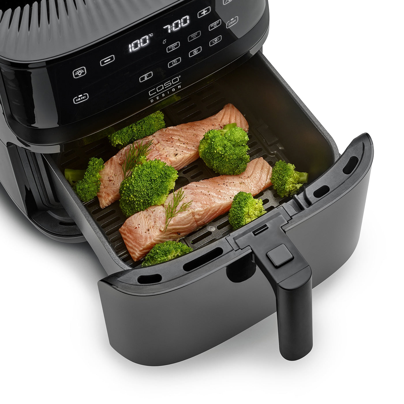 Caso Air Fryer Xlarge With Window & Steamer 1700W 7 Liter