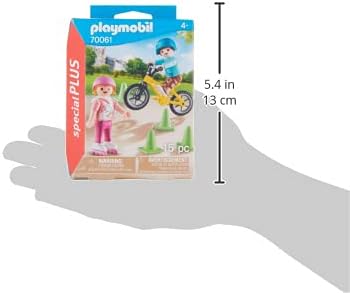 Playmobil Kids with Bike and Skates - Fun for Kids 4+