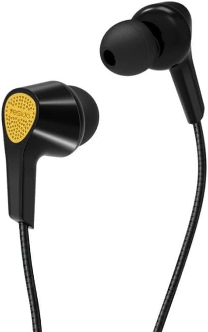 Yesido YH-25 Black Earphones | Clear Sound & Stylish Design