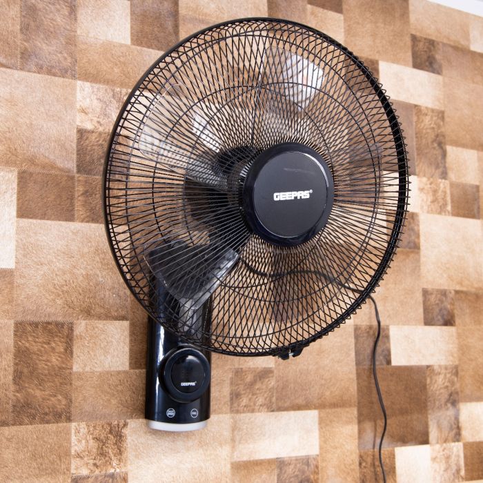 Geepas 16” Wall Fan 3 Speeds Quiet & Efficient Cooling Geepas 16” Wall Fan 3 Speeds Quiet & Efficient Cooling