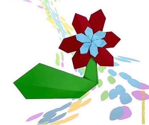 WARAGAMI Origami Flowers Theme Kit صندوق ورقامي لفن الأوريجامي- الورود