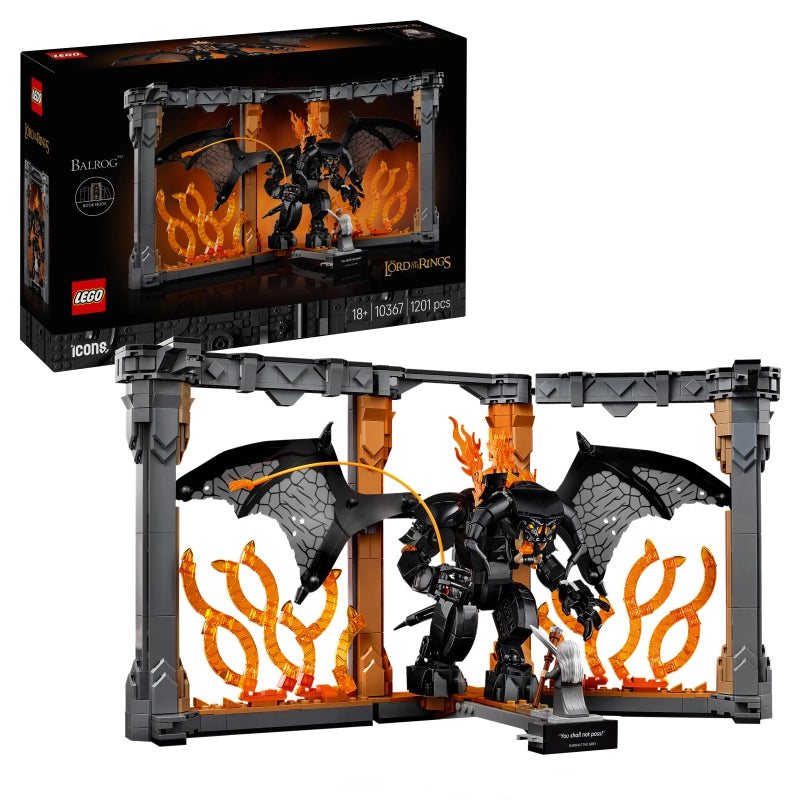 LEGO Icons سيد الخواتم Balrog Book Nook 10367