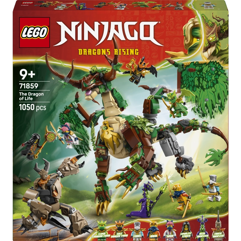 LEGO NINJAGO تنين الحياة 71859 – 1050 قطعة