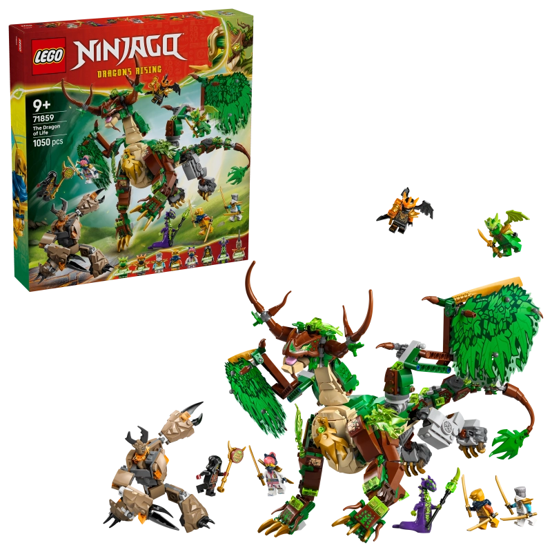 LEGO NINJAGO تنين الحياة 71859 – 1050 قطعة