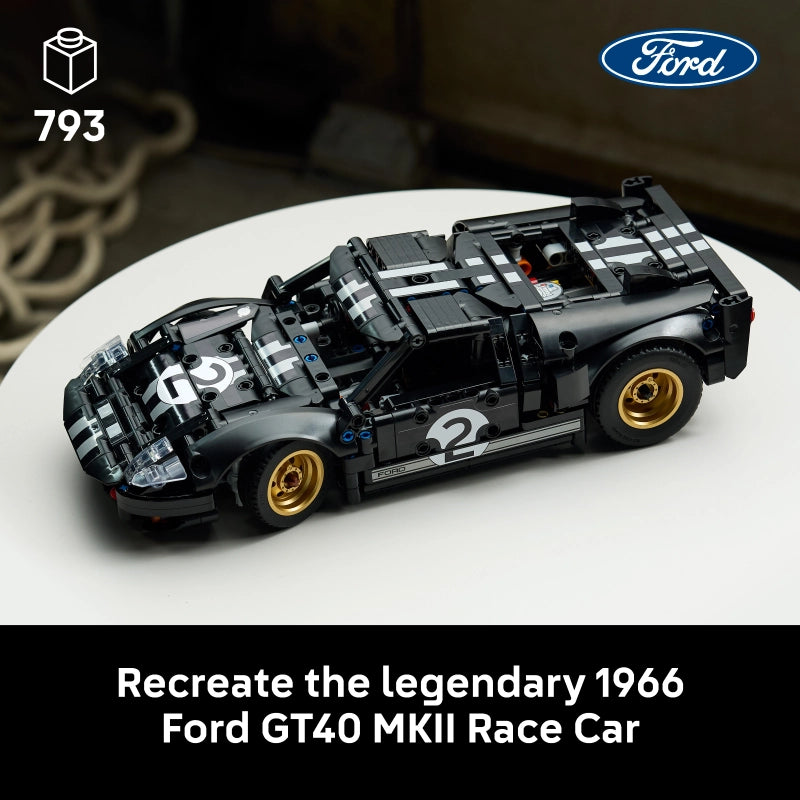 LEGO Technic 1966 Ford GT40 MK2 Race Car – 793 Pieces | Set 42223