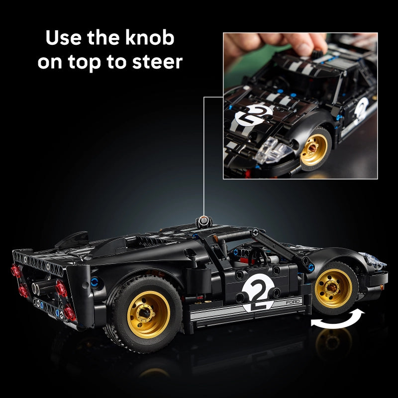 LEGO Technic 1966 Ford GT40 MK2 Race Car – 793 Pieces | Set 42223