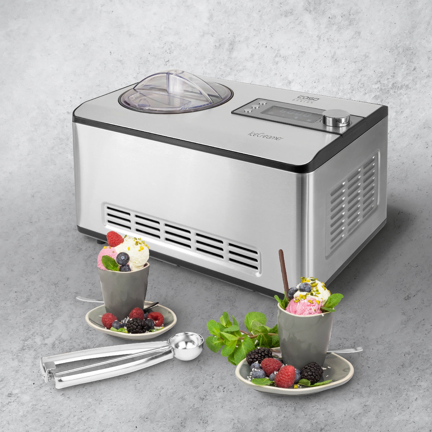 Caso Ice Cream And Yogurt Maker With Compressor Technology