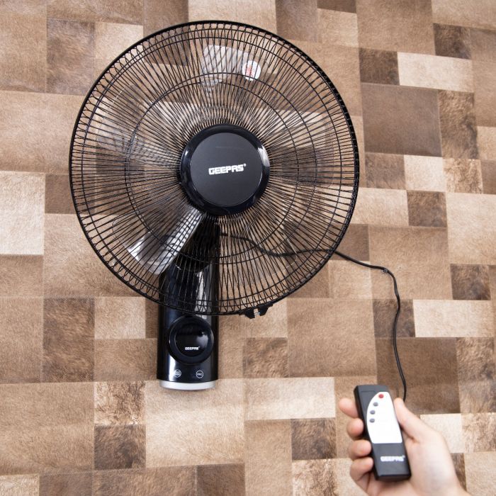 Geepas 16” Wall Fan 3 Speeds Quiet & Efficient Cooling Geepas 16” Wall Fan 3 Speeds Quiet & Efficient Cooling