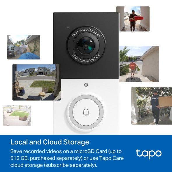 Tapo D210 Smart Video Doorbell | 2K Clarity & 6-Month Battery