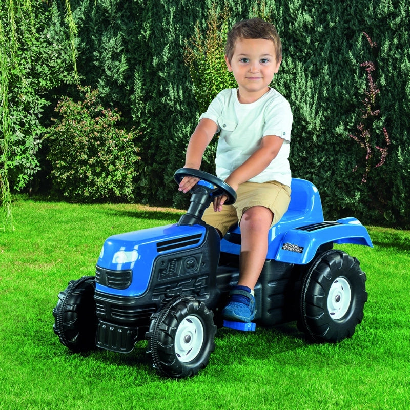 Dolu Ranchero Pedal Operated Tractor – Blue | Kids Ride-On Farm Tractor
