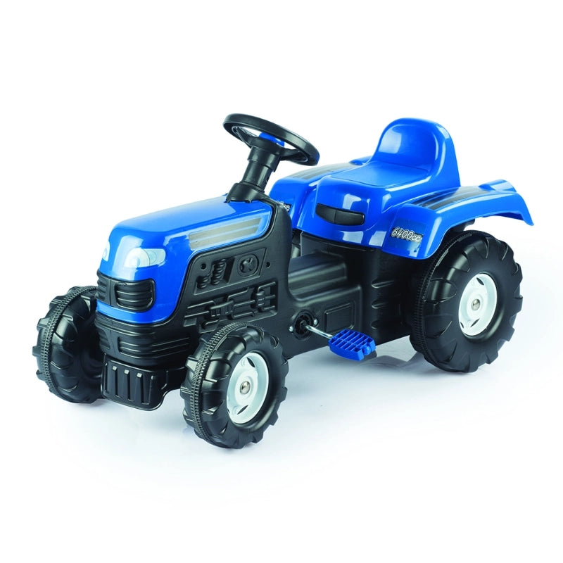 Dolu Ranchero Pedal Operated Tractor – Blue | Kids Ride-On Farm Tractor