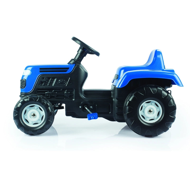 Dolu Ranchero Pedal Operated Tractor – Blue | Kids Ride-On Farm Tractor