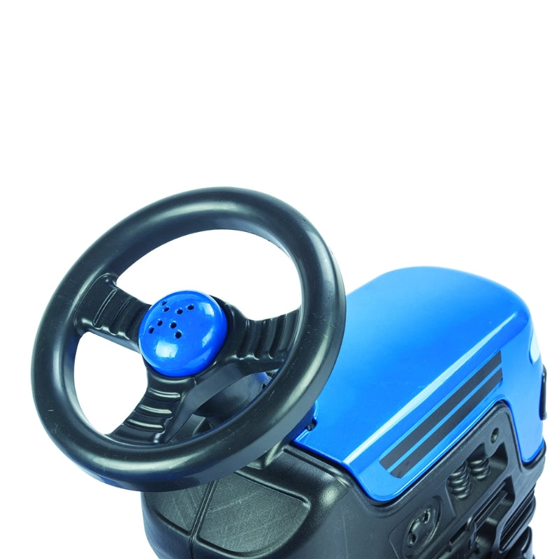 Dolu Ranchero Pedal Operated Tractor – Blue | Kids Ride-On Farm Tractor