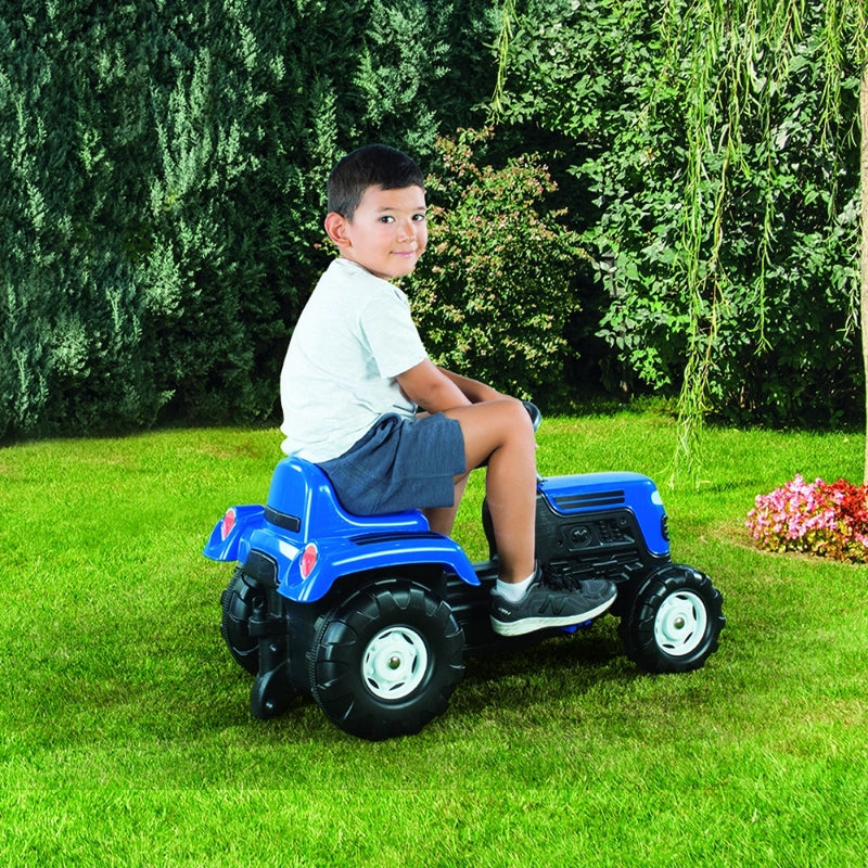 Dolu Ranchero Pedal Operated Tractor – Blue | Kids Ride-On Farm Tractor
