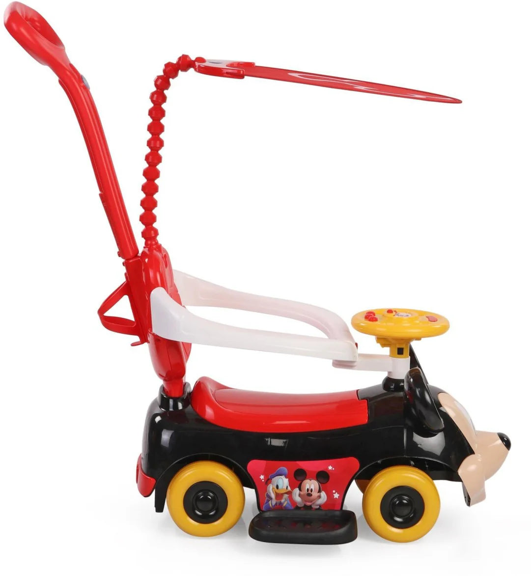 Disney Mickey Push Car with Handle & Umbrella 3-in-1 Ride Disney Mickey Push Car with Handle & Umbrella 3-in-1 Ride