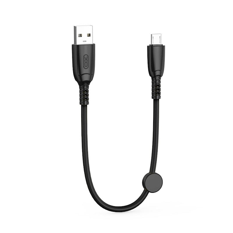 XO NB247 USB to microUSB Cable 0.25m 6A Black