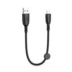 كابل XO NB247 USB إلى microUSB 6A قصير أسود