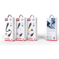 كابل XO NB247 USB إلى microUSB 6A قصير أسود