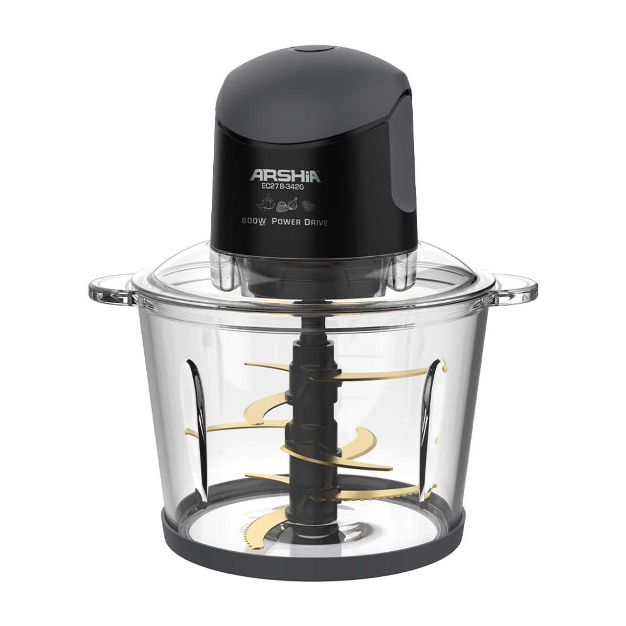 Arshia 3L Electric Chopper – 800W with Dual Bowls Arshia 3L Electric Chopper – 800W with Dual Bowls