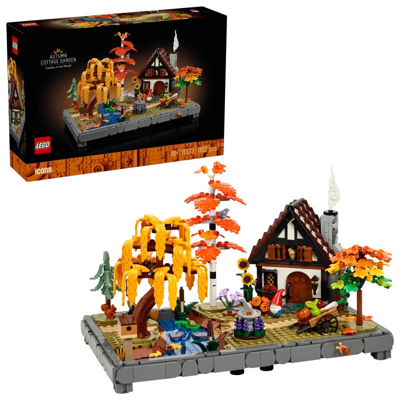 LEGO Icons كوخ الخريف 11372 – 1102 قطعة