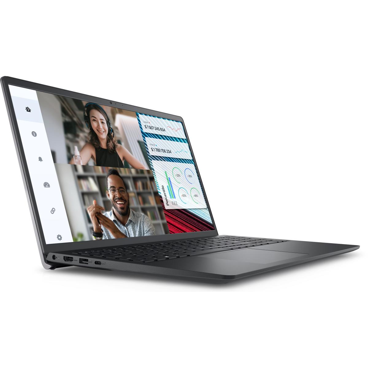 Dell Vostro 3520 i5, 15.6" 120Hz, 8GB RAM, 512GB SSD, Black