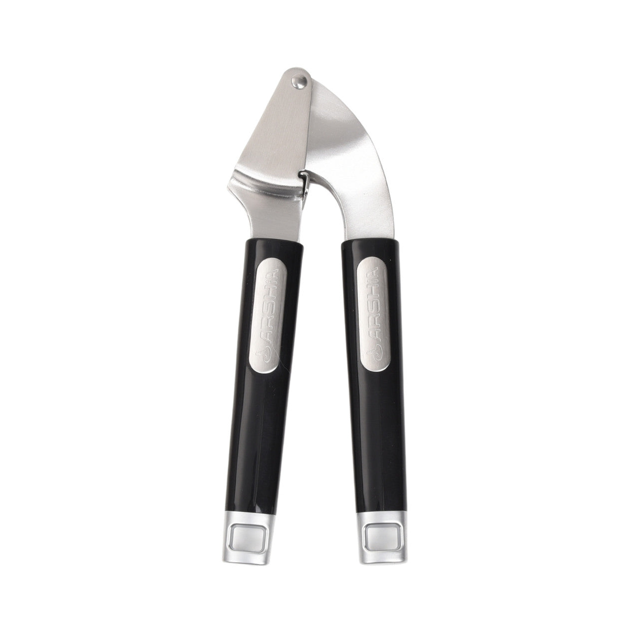 Arshia Garlic Press – 18/0 Stainless Steel & ABS Body with Chrome Finish for Easy Garlic Crushing