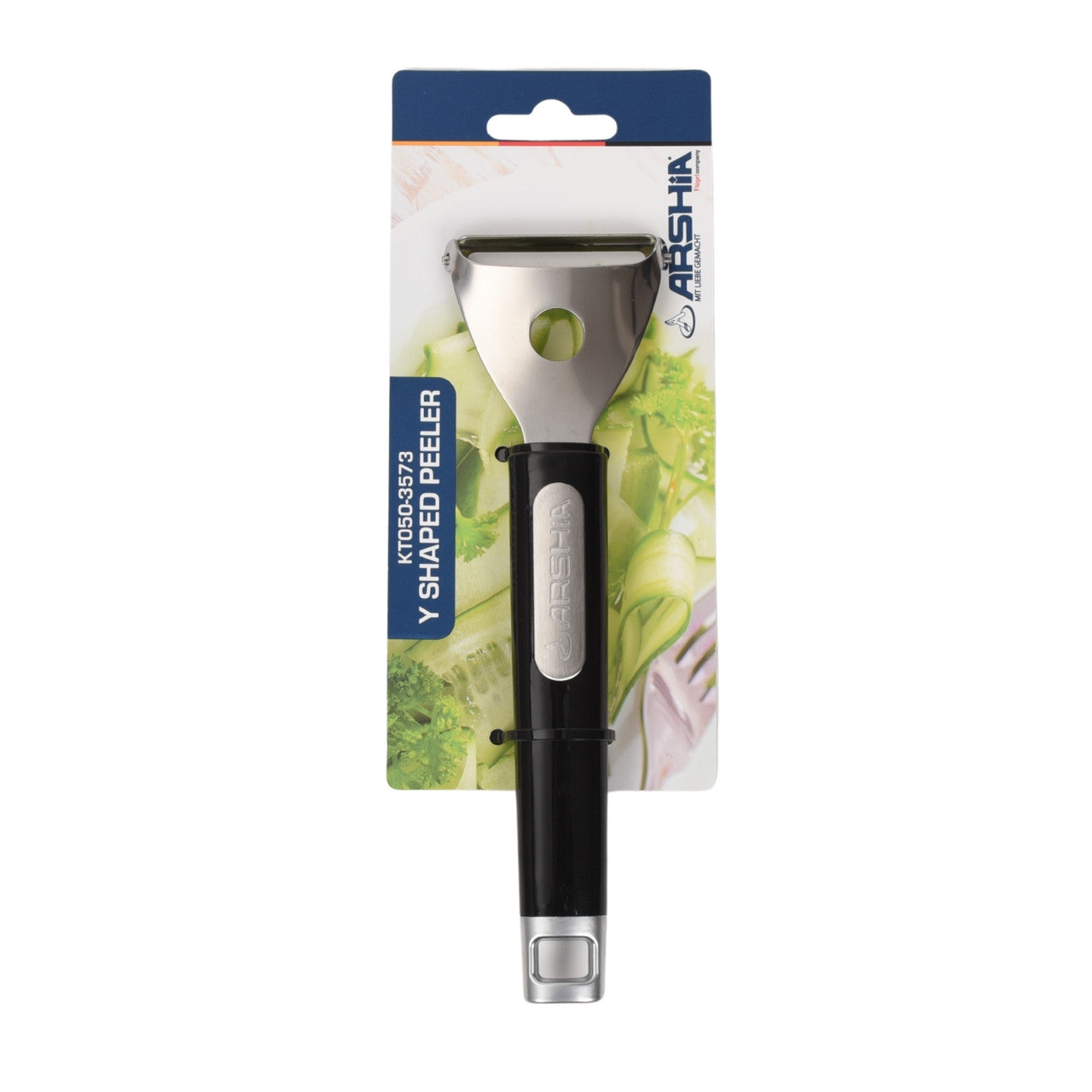 Arshia Y-Shape Vegetable Peeler – Sharp Stainless Steel Blade with Non-Slip Ergonomic Handle