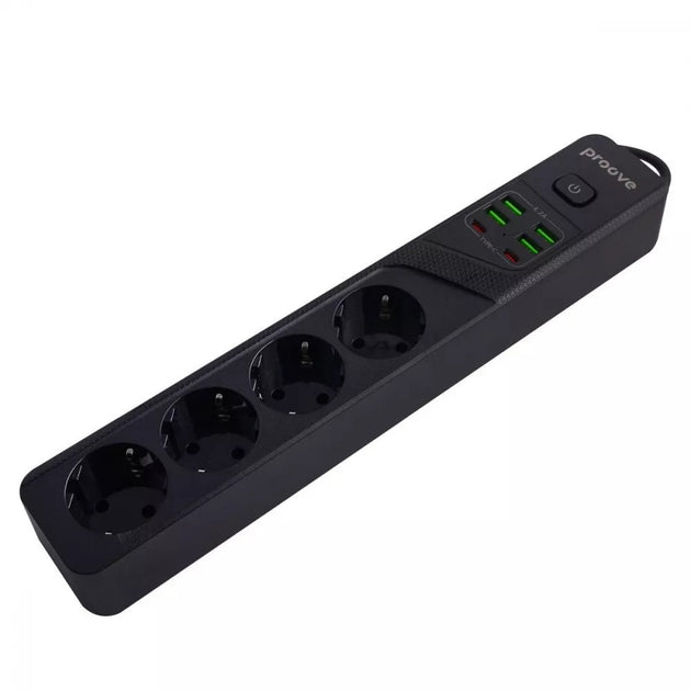 Proove P-04 Power Strip with 4 Sockets 4 USB & 2 Type-C 2M