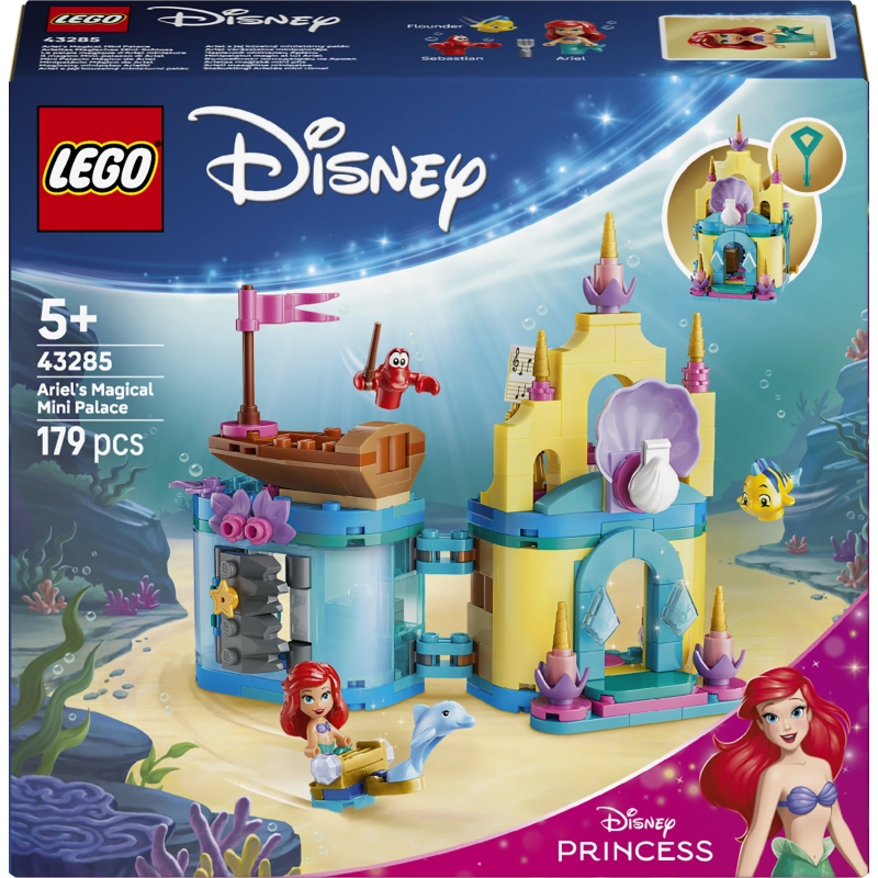 LEGO Disney قصر أرييل المصغر 43285 – 179 قطعة