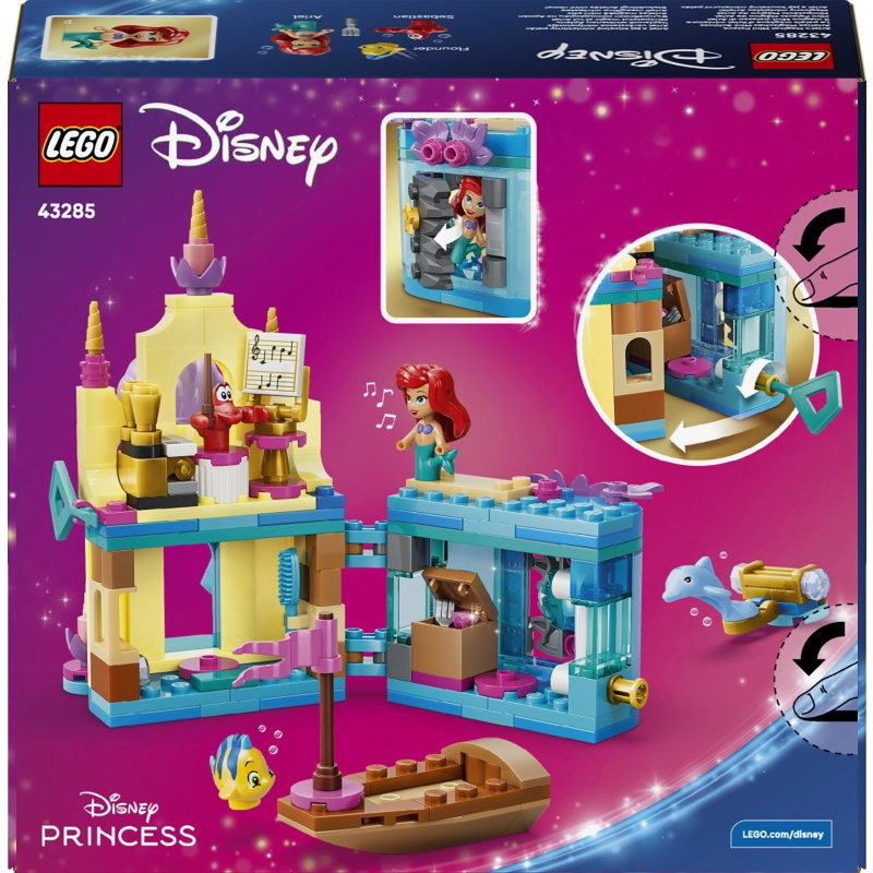 LEGO Disney قصر أرييل المصغر 43285 – 179 قطعة