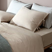 Tracey King Size Linen Look Washed Duvet Cover Set - Madame Coco JO