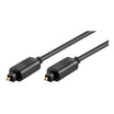 MicroConnect Toslink Optical Audio Cable Male to Male 10m - MCTCBLTT620BKAD