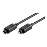 MicroConnect Toslink Optical Audio Cable Male to Male 10m - MCTCBLTT620BKAD