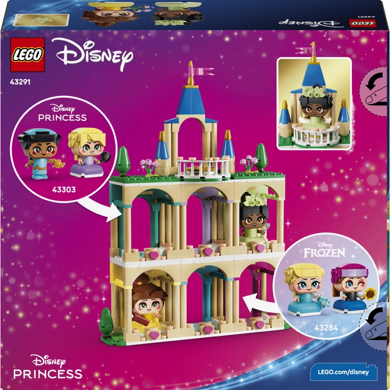 LEGO Disney Mini Belle & Tiana with the Castle – 358 Pieces | Set 43291