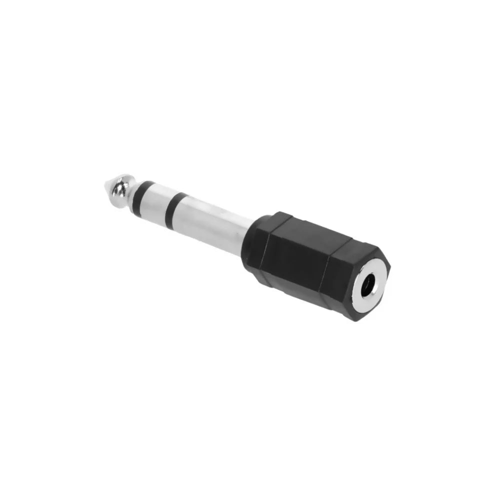 MicroConnect 3.5mm Mini Jack to 6.3mm Jack Stereo Adapter | MCTCBLAUDALT