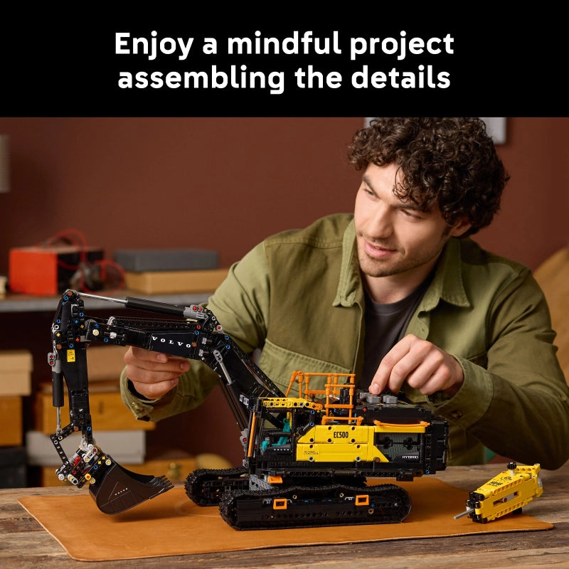 LEGO Technic Volvo EC500 Hybrid Excavator – 2359 Pieces | Set 42215