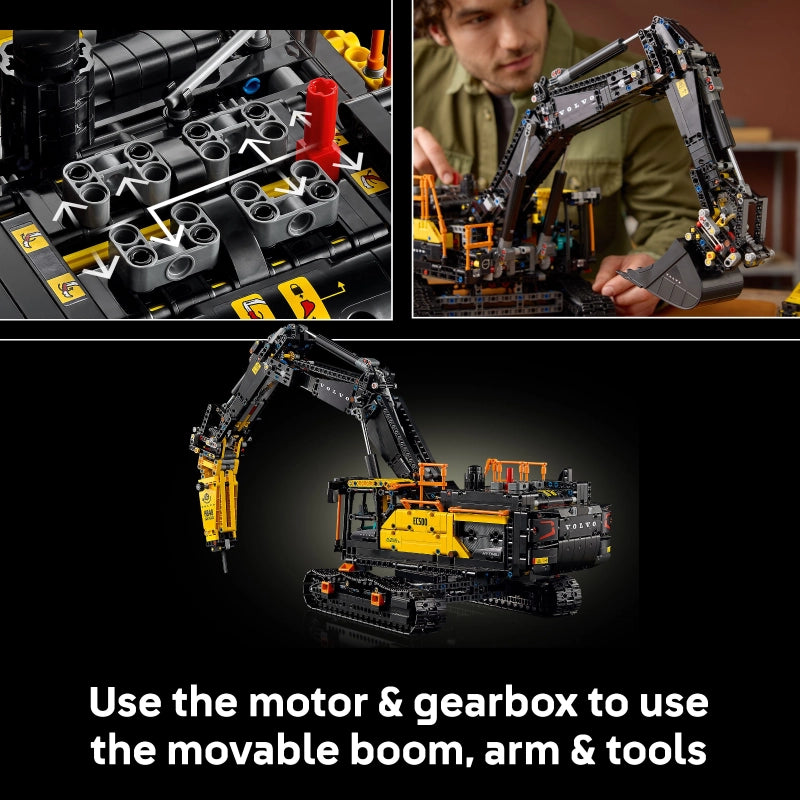 LEGO Technic Volvo EC500 Hybrid Excavator – 2359 Pieces | Set 42215