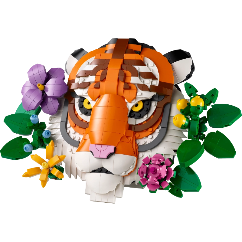 LEGO Art The Fauna Collection – Tiger | 744 Pieces | Set 31217