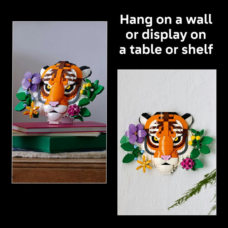 LEGO Art The Fauna Collection – Tiger | 744 Pieces | Set 31217
