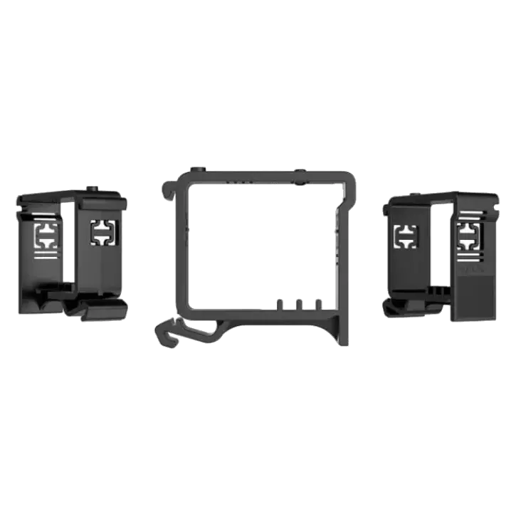 Ajax DIN Holder Bracket to fix Relay or WallSwitch on a DIN rail Black