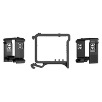 Ajax DIN Holder Bracket to fix Relay or WallSwitch on a DIN rail Black