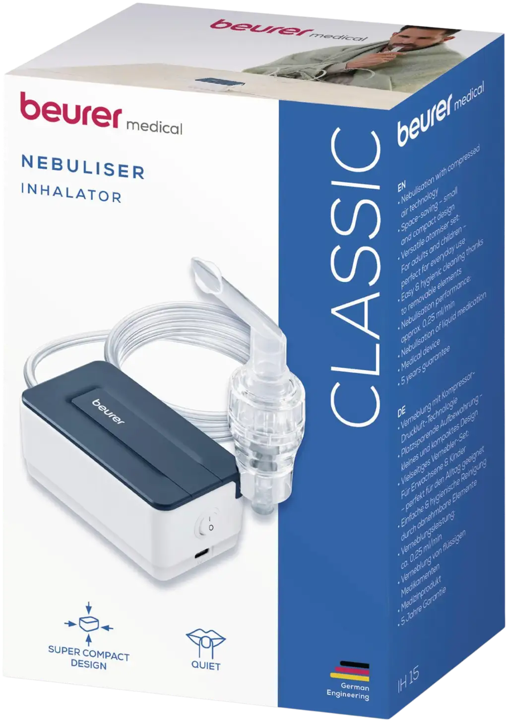 Beurer  Nebulizer Inhaler - Compact Medical Device