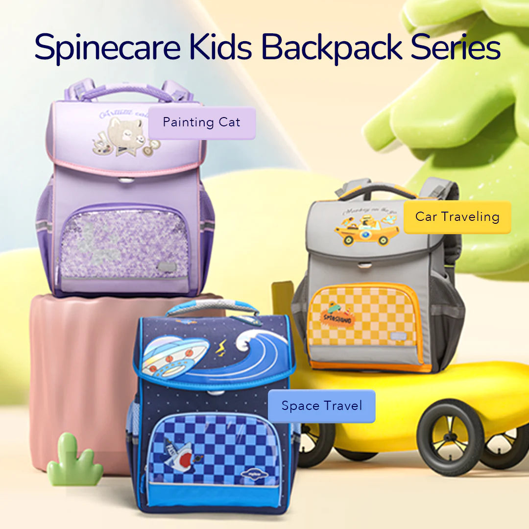 Mideer Spinecare Kids Backpack- Car Traveling