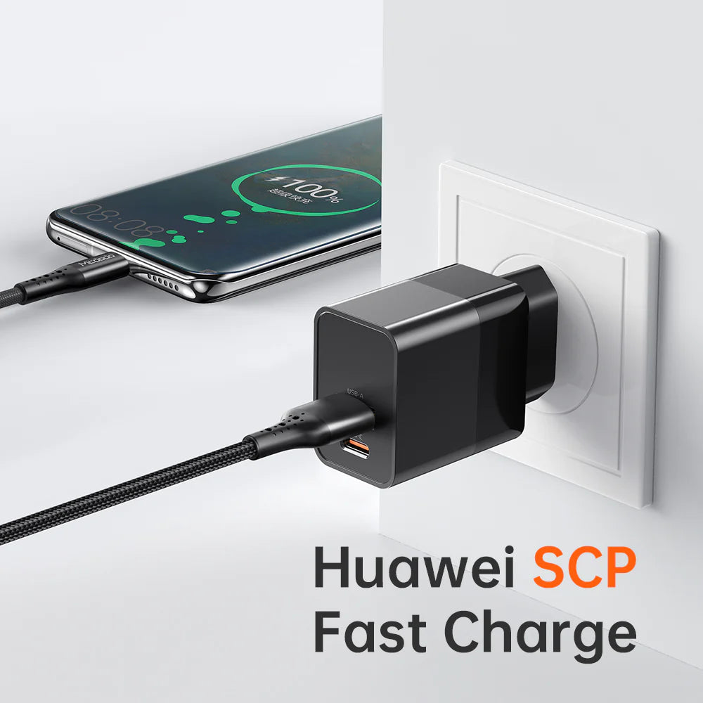 Mcdodo 20W Fast Charger EU Plug - Black Mcdodo 20W Fast Charger EU Plug - Black